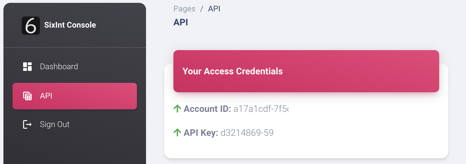 API